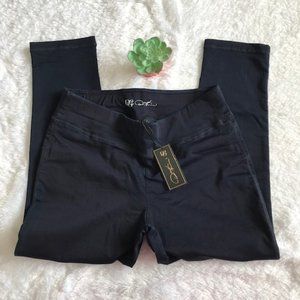 DG2 by Diane Gilman Pull On Jegging Dark Denim NWT